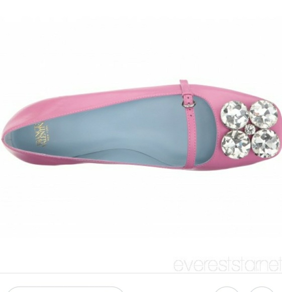 NWT Kate Spade Frances Valentine Crystal Flats - Picture 6 of 8